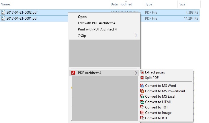 Adding "Merge/Combine PDFs" to context menu? - PDF Architect - pdfforge